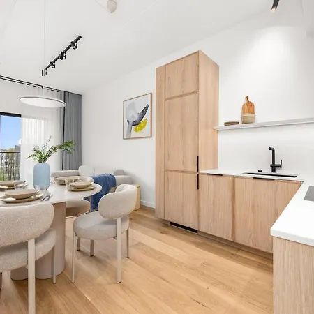 New Designer 1br In Marati Kvartal With Patio Tallin
