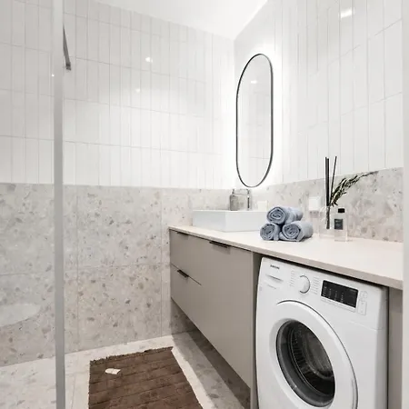 New Designer 1br In Marati Kvartal With Patio Tallin